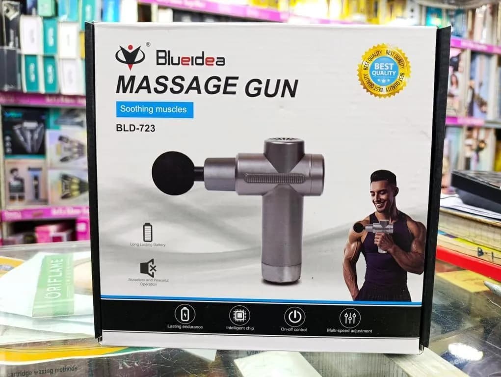 Professional Salon Quality Adjustable Speed Massager Gun - Portable Muscle Relief Device