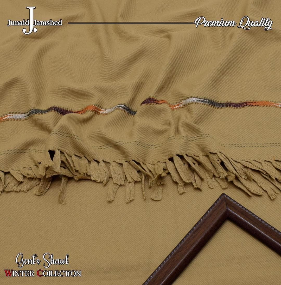 Beige Wool Shawl for Winter Warmth & Elegance