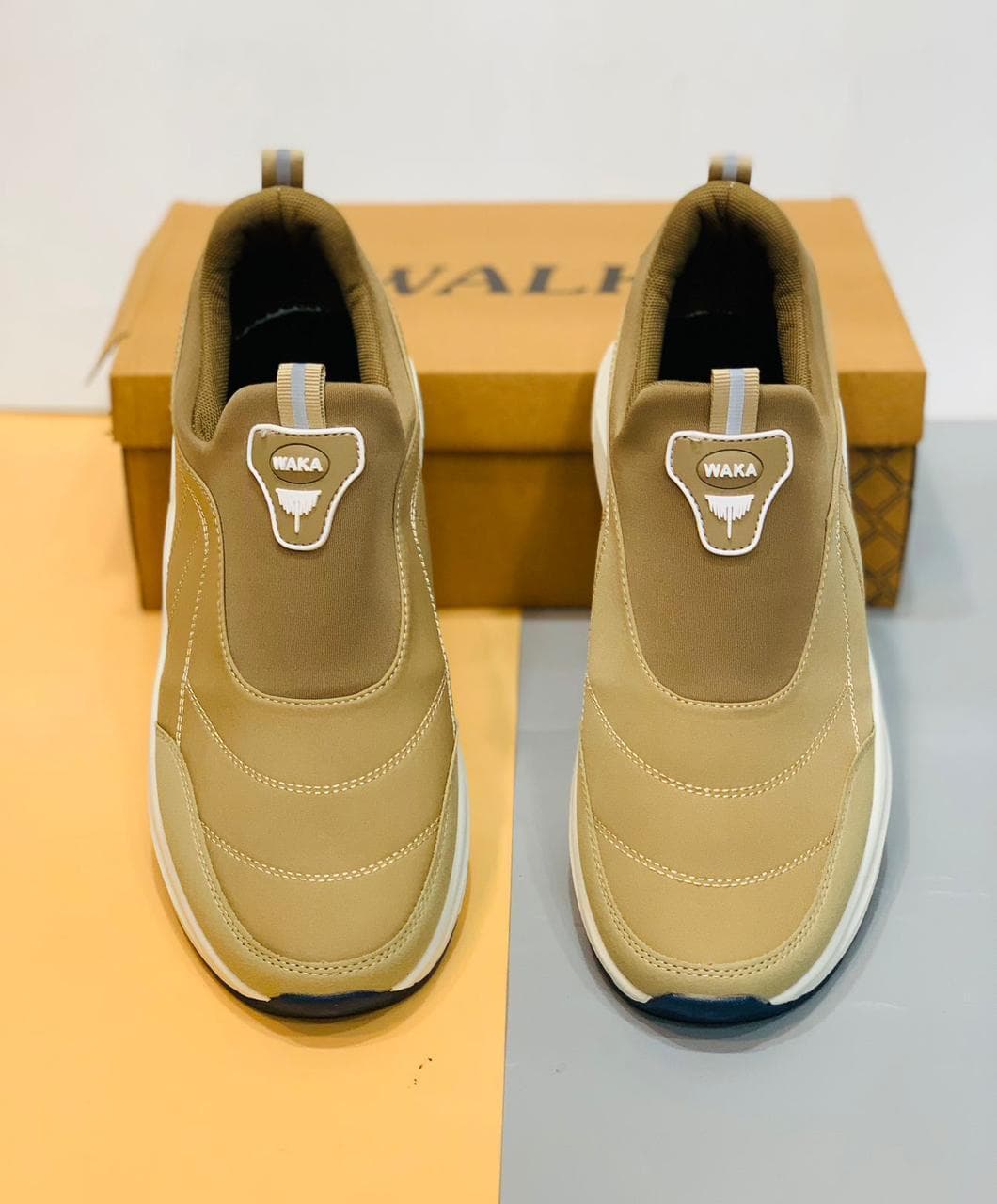 Men's Grey Rexine Casual Sneakers Sizes 7-12