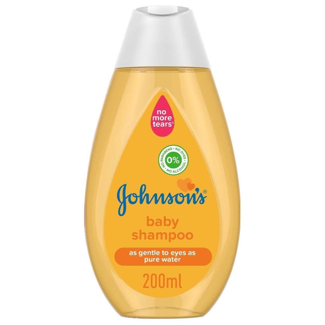 Johnson’s Baby Shampoo 200ml Tear-Free Yellow Liquid