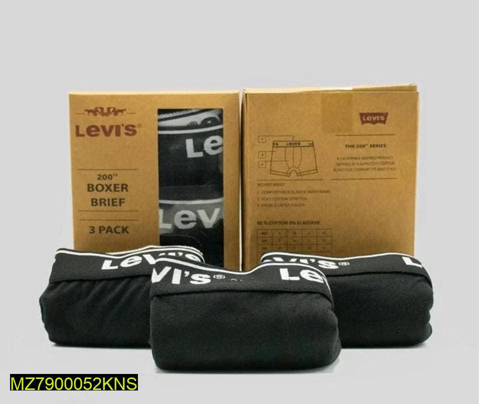 Levi's Men Boxer Briefs 3-Pack Cotton Stretch XL