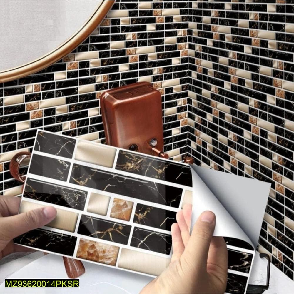 Self-Adhesive Marble Wall Stickers 100pcs Pakistan