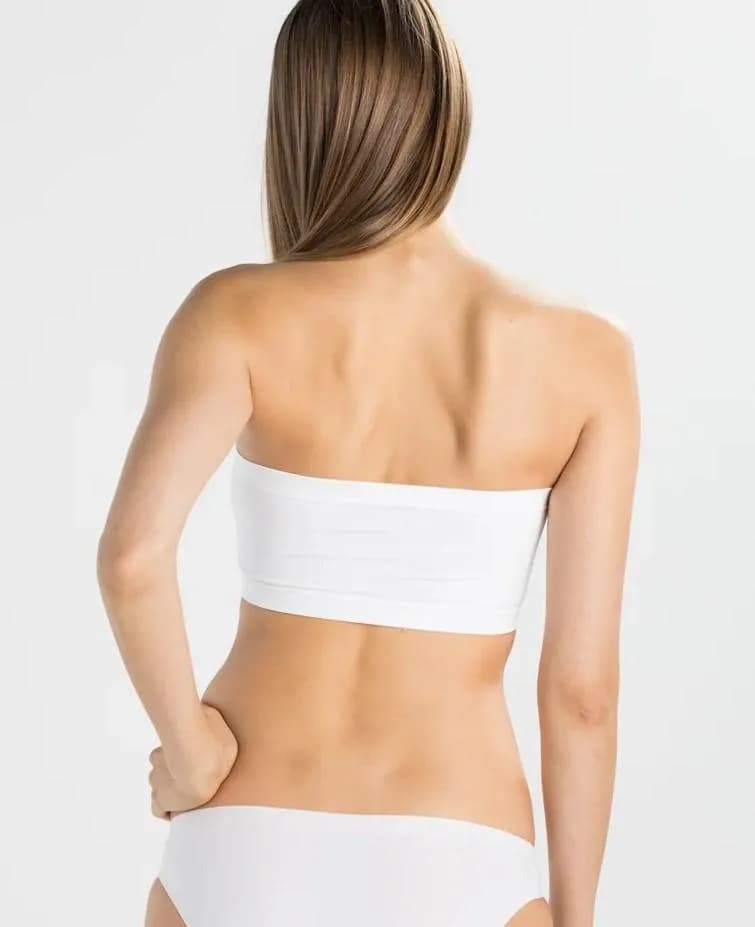 Spandex Strapless Tube Bra Non-Padded Lightweight