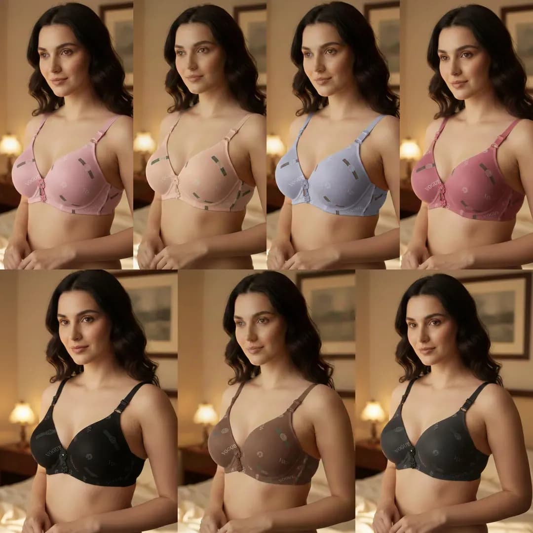 Vogue Printed Bra for Women's Comfort Fit