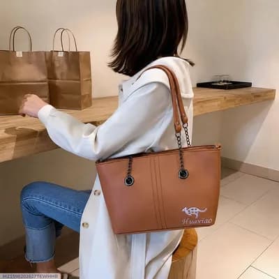 Women's Mustard Leather Shoulder Bag