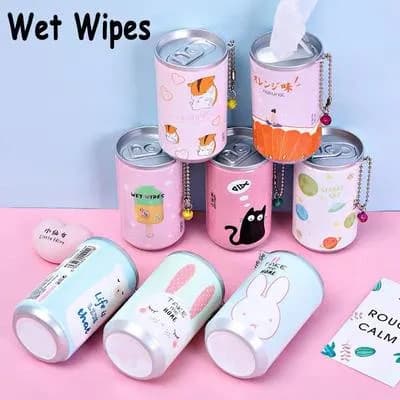 Cotton Wet Wipes Multicolor Unisex
