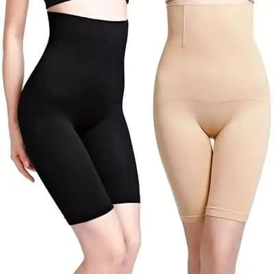 Women's Black Beige Slim Fit Thermal Tights Winter Warm