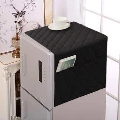 1 Pc Cotton Quilted Refrigerator Cover