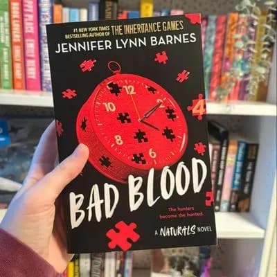 Bad Blood Paperback Book by Jennifer Lynn Barnes Multicolor A5