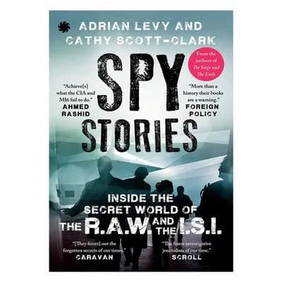 Spy Stories Book by Adrian Levy A5 Hardcover Multicolor