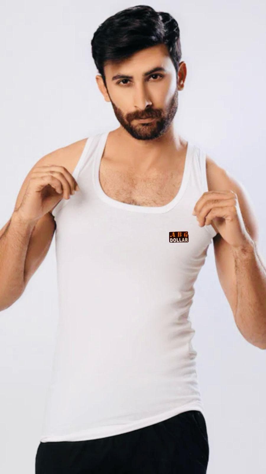 Men's Cotton Undershirt White Pack of 6