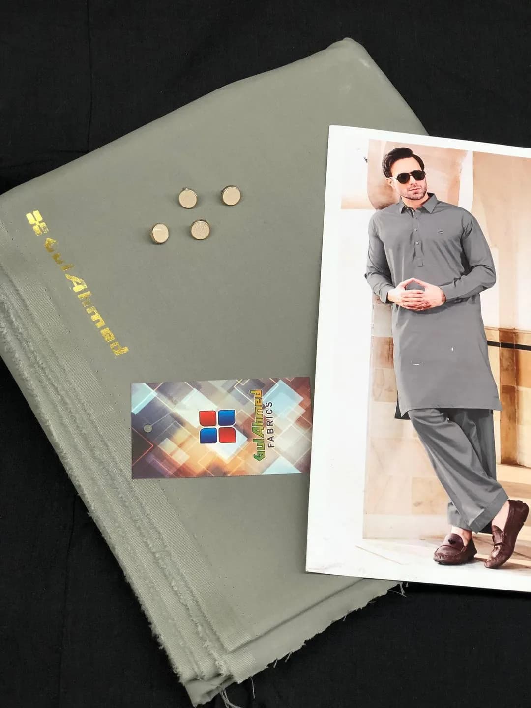 Men’s Unstitched Wash And Wear Plain Suit