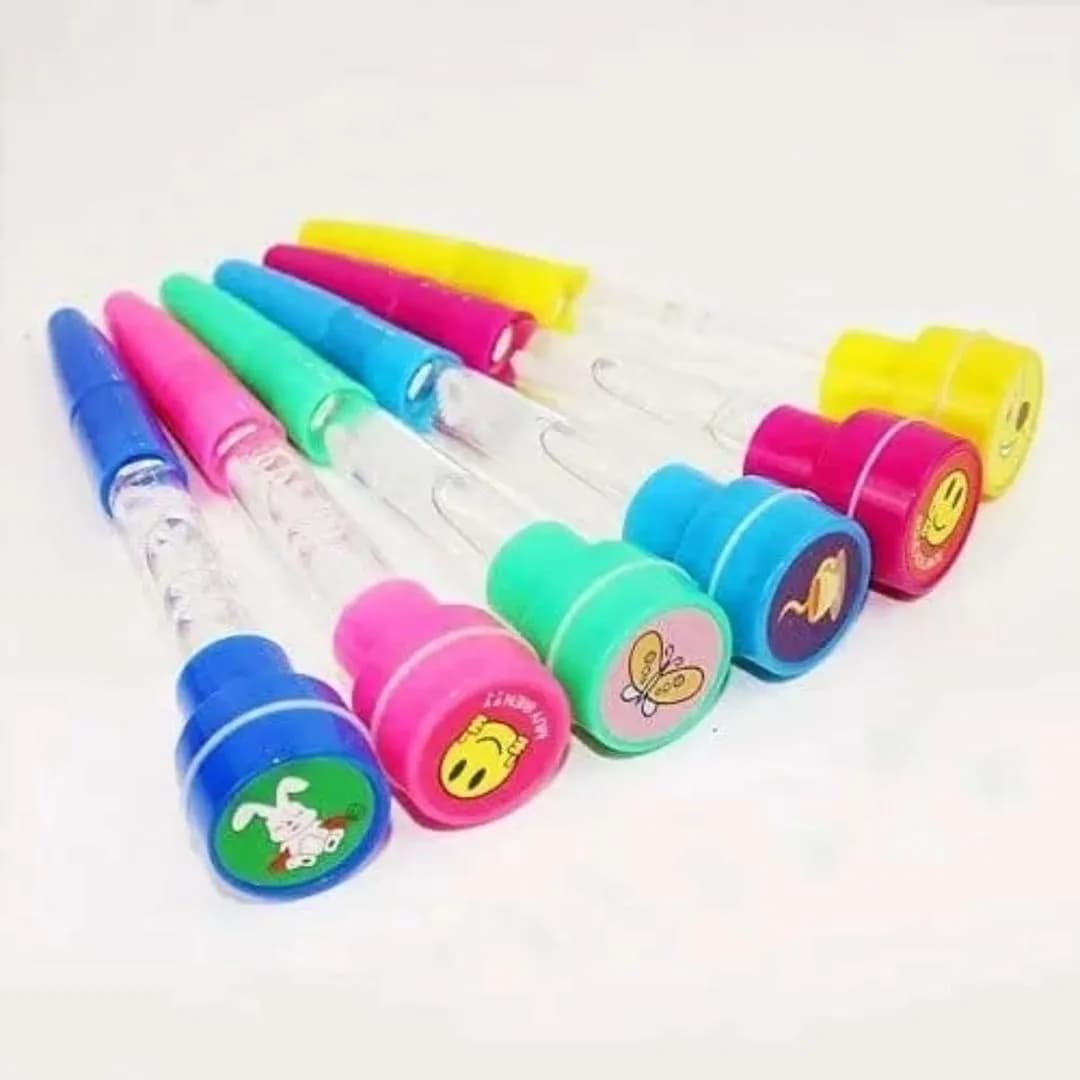 Multicolor Bubble Stamp Pens for Kids & Office Use