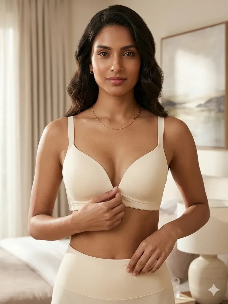 Signature Seamless Push-Up Wireless Bra For Women's